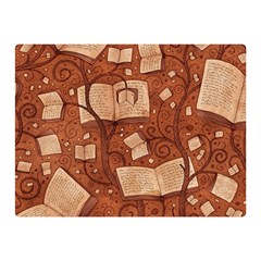 Retro Education Texture, Creative Education Background Two Sides Premium Plush Fleece Blanket (Mini)