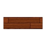 Seamless Wooden Planks Brown Wooden Background Sticker (Bumper) Front