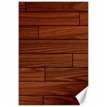 Seamless Wooden Planks Brown Wooden Background Canvas 24  x 36  23.35 x34.74  Canvas - 1