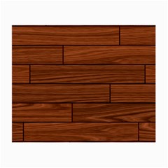 Seamless Wooden Planks Brown Wooden Background Small Glasses Cloth (2 Sides)