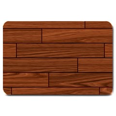 Seamless Wooden Planks Brown Wooden Background Large Doormat by kyorashop23