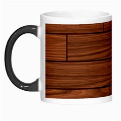 Seamless Wooden Planks Brown Wooden Background Morph Mug by kyorashop23