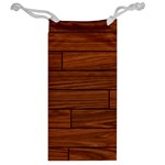 Seamless Wooden Planks Brown Wooden Background Jewelry Bag Back