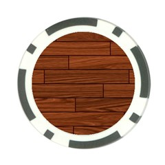 Seamless Wooden Planks Brown Wooden Background Poker Chip Card Guard by kyorashop23