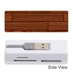 Seamless Wooden Planks Brown Wooden Background Memory Card Reader (Stick) Front