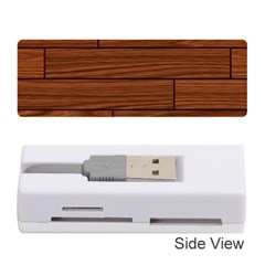 Seamless Wooden Planks Brown Wooden Background Memory Card Reader (stick) by kyorashop23