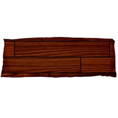 Seamless Wooden Planks Brown Wooden Background Body Pillow Case (dakimakura) by kyorashop23