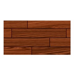 Seamless Wooden Planks Brown Wooden Background Satin Shawl 45  X 80  by kyorashop23