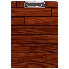 Seamless Wooden Planks Brown Wooden Background A4 Acrylic Clipboard by kyorashop23