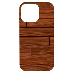 Seamless Wooden Planks Brown Wooden Background Iphone 14 Pro Max Black Uv Print Case by kyorashop23