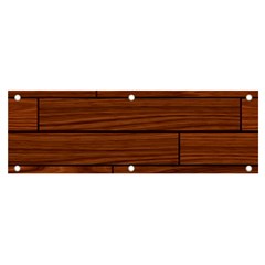 Seamless Wooden Planks Brown Wooden Background Banner And Sign 6  X 2  by kyorashop23