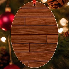 Seamless Wooden Planks Brown Wooden Background Uv Print Acrylic Ornament Oval by kyorashop23