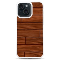 Seamless Wooden Planks Brown Wooden Background Iphone 15 Plus Tpu Uv Print Case by kyorashop23