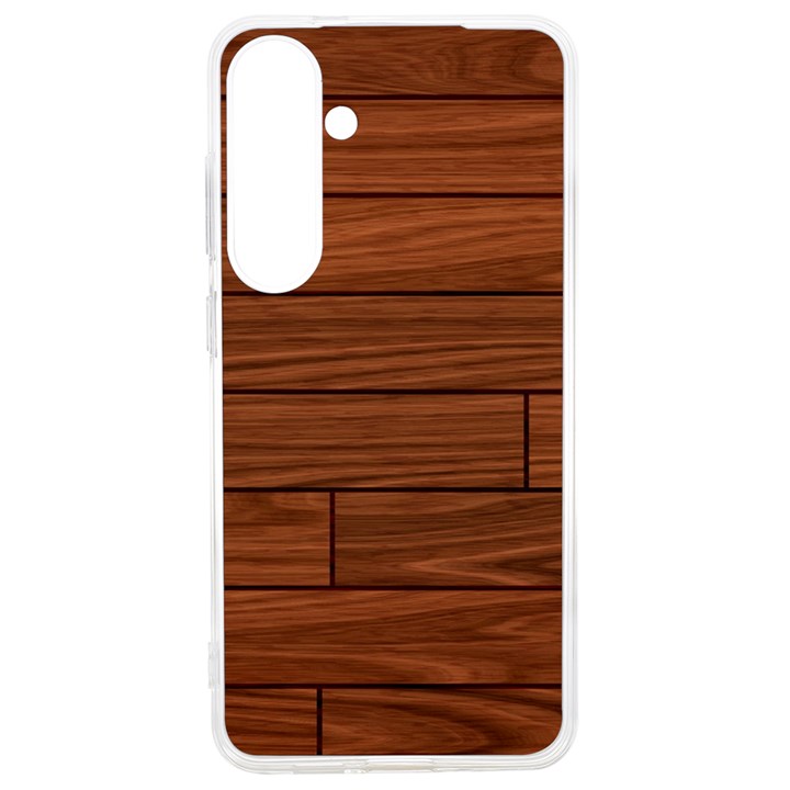 Seamless Wooden Planks Brown Wooden Background Samsung Galaxy S24 Ultra 6.9 Inch TPU UV Case