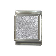 Silver Glitter Texture, Light Creative Background Italian Charm (13mm) by kyorashop23