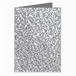 Silver Glitter Texture, Light Creative Background Greeting Cards (Pkg of 8) Left