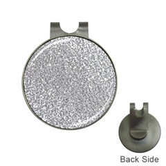 Silver Glitter Texture, Light Creative Background Hat Clips With Golf Markers by kyorashop23