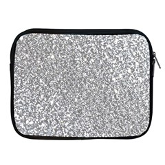 Silver Glitter Texture, Light Creative Background Apple Ipad 2/3/4 Zipper Cases by kyorashop23