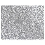 Silver Glitter Texture, Light Creative Background Two Sides Premium Plush Fleece Blanket (Teen Size) 60 x50  Blanket Front