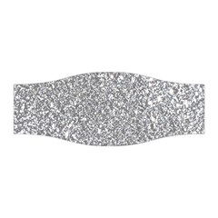 Silver Glitter Texture, Light Creative Background Stretchable Headband by kyorashop23