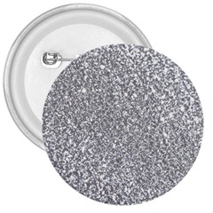 Silver Glitter Texture, Light Creative Background 3  Buttons by kyorashop23