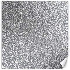 Silver Glitter Texture, Light Creative Background Canvas 16  X 16  by kyorashop23