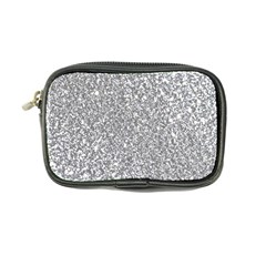 Silver Glitter Texture, Light Creative Background Coin Purse by kyorashop23