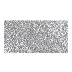 Silver Glitter Texture, Light Creative Background Satin Wrap 35  X 70  by kyorashop23