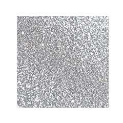 Silver Glitter Texture, Light Creative Background Square Satin Scarf (30  X 30 ) by kyorashop23