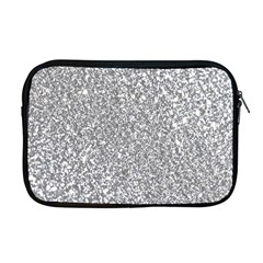 Silver Glitter Texture, Light Creative Background Apple Macbook Pro 17  Zipper Case by kyorashop23