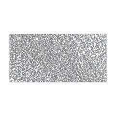 Silver Glitter Texture, Light Creative Background Yoga Headband by kyorashop23