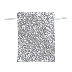 Silver Glitter Texture, Light Creative Background Lightweight Drawstring Pouch (s) by kyorashop23