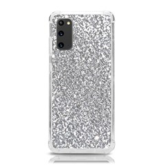 Silver Glitter Texture, Light Creative Background Samsung Galaxy S20 6 2 Inch Tpu Uv Case by kyorashop23