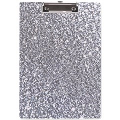 Silver Glitter Texture, Light Creative Background A4 Acrylic Clipboard by kyorashop23