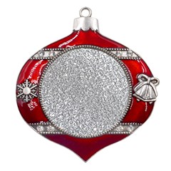 Silver Glitter Texture, Light Creative Background Metal Snowflake And Bell Red Ornament by kyorashop23