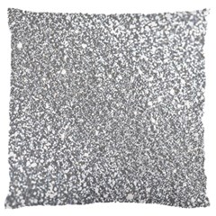 Silver Glitter Texture, Light Creative Background 16  Baby Flannel Cushion Case (two Sides)