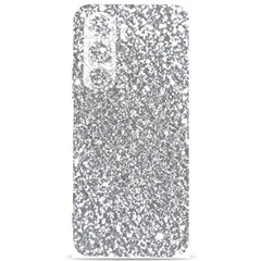 Silver Glitter Texture, Light Creative Background Samsung Galaxy S24 Plus 6 7 Inch Black Tpu Uv Case by kyorashop23