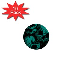 Skulls 1  Mini Buttons (10 pack) 