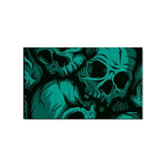 Skulls Sticker Rectangular (100 Pack) by kyorashop23