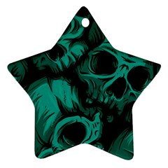 Skulls Star Ornament (Two Sides)