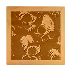 Skulls Wood Photo Frame Cube