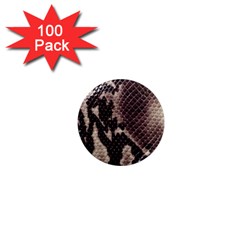 Snake Skin, Reptile Skin, Snake Skin Textures, Brown Snake 1  Mini Magnets (100 Pack)  by kyorashop23