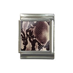 Snake Skin, Reptile Skin, Snake Skin Textures, Brown Snake Italian Charm (13mm) by kyorashop23