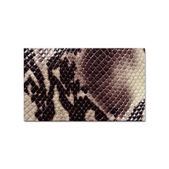 Snake Skin, Reptile Skin, Snake Skin Textures, Brown Snake Sticker (rectangular) by kyorashop23