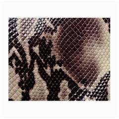 Snake Skin, Reptile Skin, Snake Skin Textures, Brown Snake Small Glasses Cloth by kyorashop23