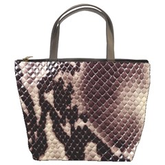 Snake Skin, Reptile Skin, Snake Skin Textures, Brown Snake Bucket Bag by kyorashop23