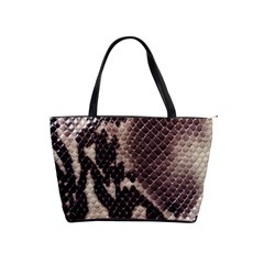 Snake Skin, Reptile Skin, Snake Skin Textures, Brown Snake Classic Shoulder Handbag by kyorashop23