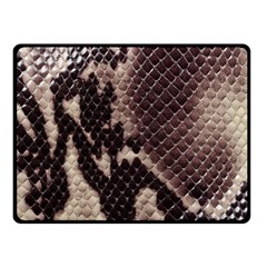 Snake Skin, Reptile Skin, Snake Skin Textures, Brown Snake Fleece Blanket (small) by kyorashop23