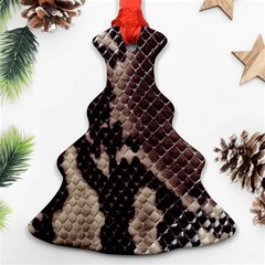 Snake Skin, Reptile Skin, Snake Skin Textures, Brown Snake Ornament (christmas Tree) 