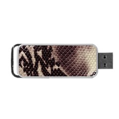 Snake Skin, Reptile Skin, Snake Skin Textures, Brown Snake Portable Usb Flash (one Side)